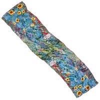 100% Μεταξωτό Μαντήλι “Κήπος  με Ηλιοτρόπια”,  Gustav Klimt, 384877